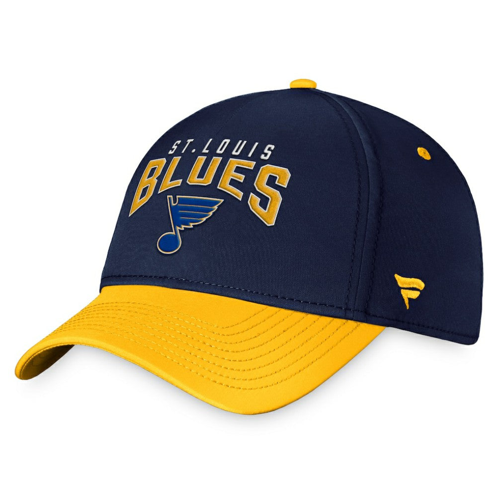 St. Louis Blues Fanatics Fundamental 2-Tone Flex Hat - Navy/Gold | Fanatics near me