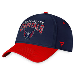 Washington Capitals Fanatics Fundamental 2-Tone Flex Hat - Navy/Red | Fanatics Lifestyle