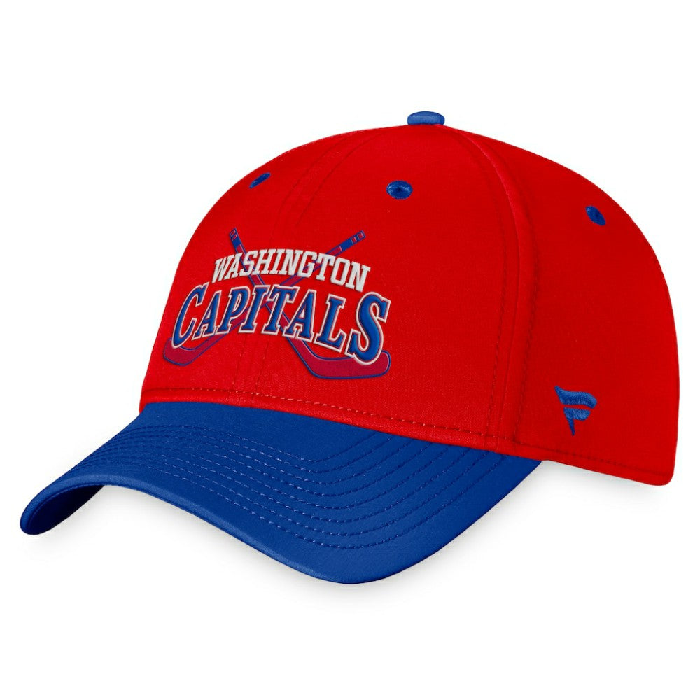 Washington Capitals Fanatics Heritage Vintage Flex Hat - Red/Blue | Fanatics Lifestyle