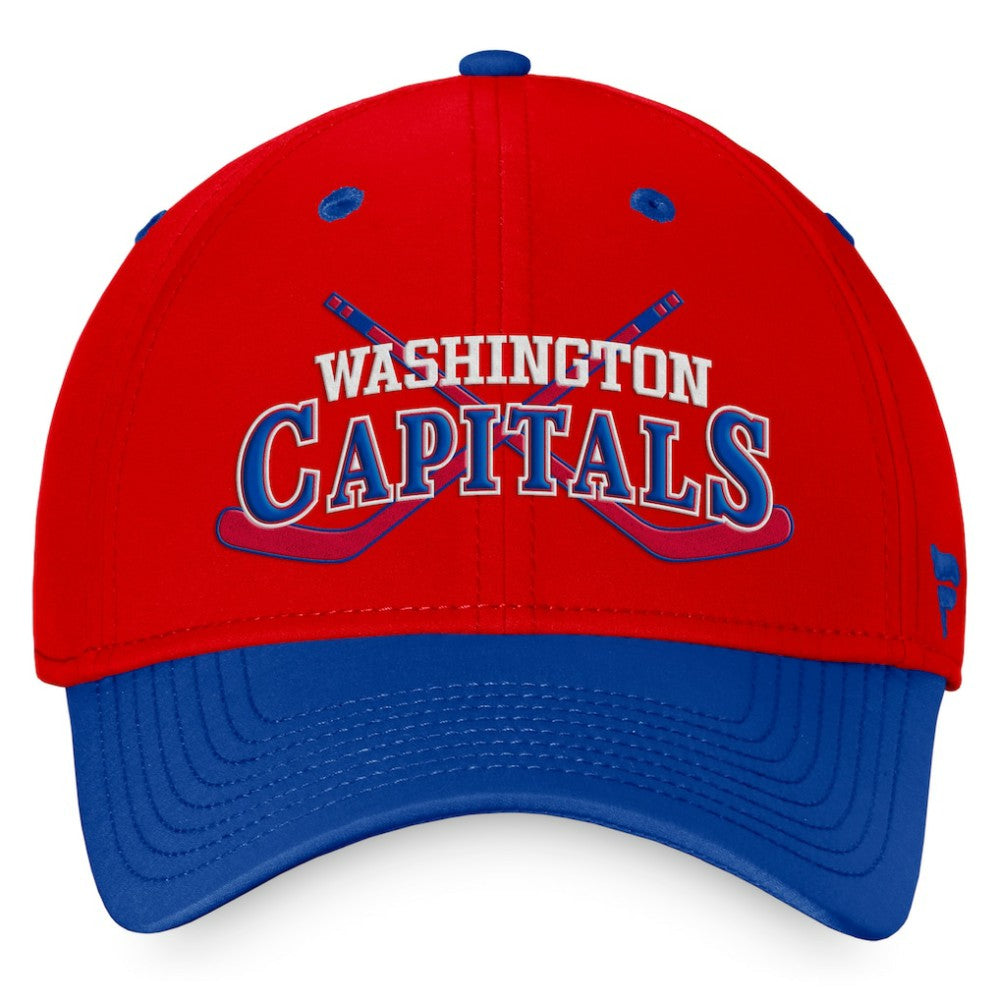 Washington Capitals Fanatics Heritage Vintage Flex Hat - Red/Blue | Fanatics Lifestyle