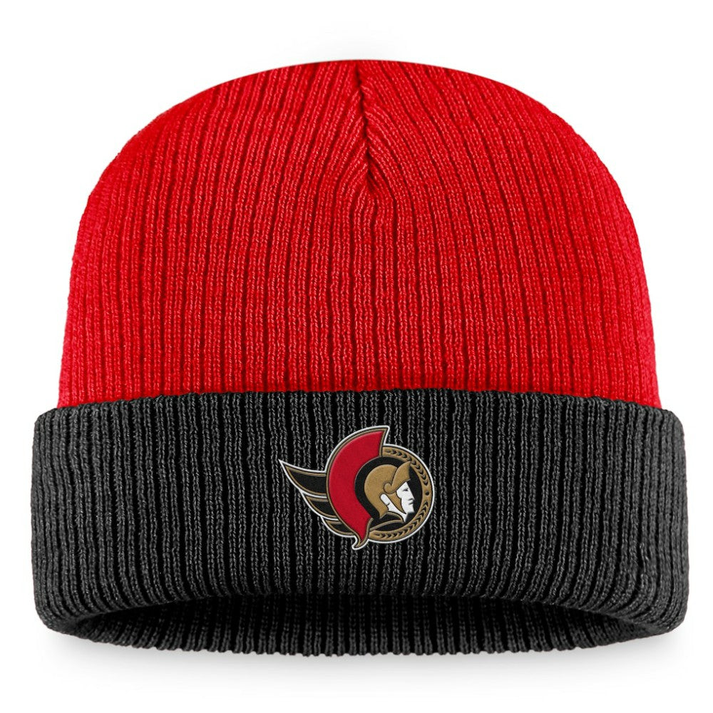 Ottawa Senators Fanatics Heritage Vintage Cuffed Knit Hat - Red/Black | Fanatics on sale