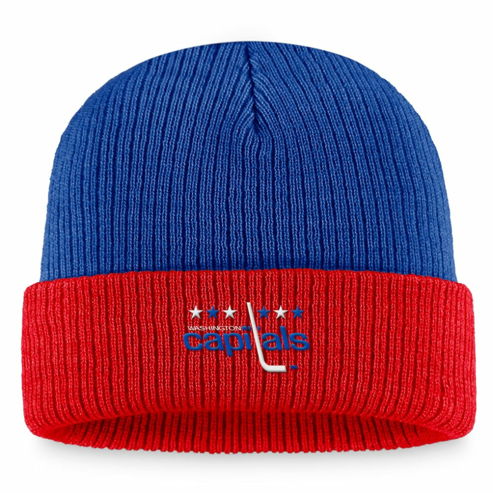 Washington Capitals Fanatics Heritage Vintage Cuffed Knit Hat - Blue/Red | Fanatics discount