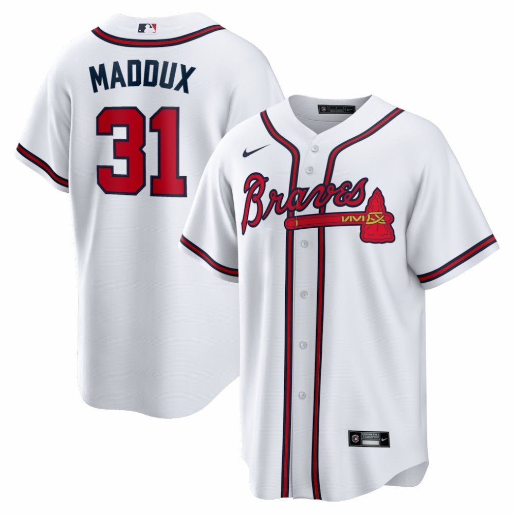 Greg Maddux Atlanta Braves Nike Home Retired Player Replica Jersey Near Me