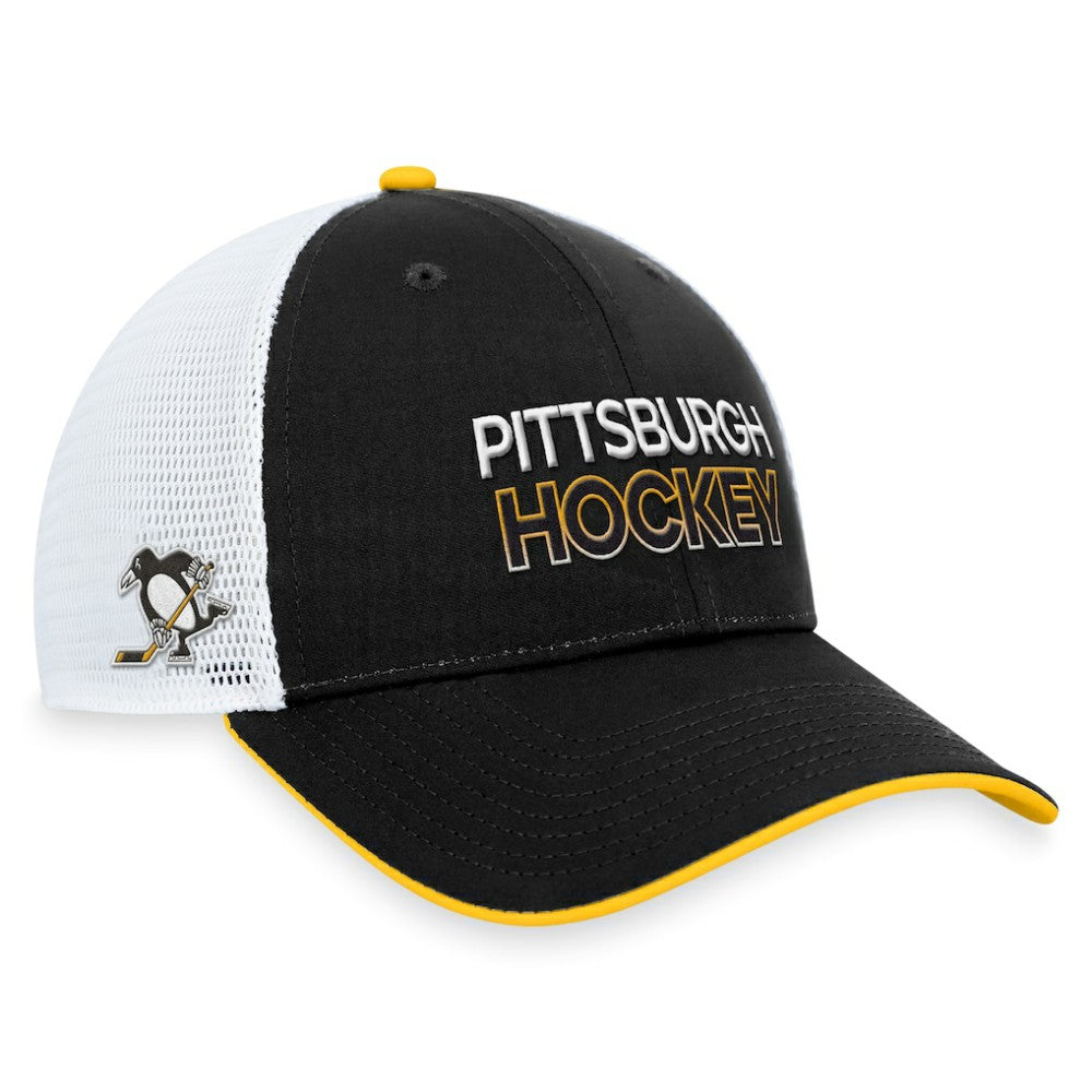 Pittsburgh Penguins Fanatics Authentic Pro Alternate Jersey Trucker Adjustable Hat - Black | Fanatics discount