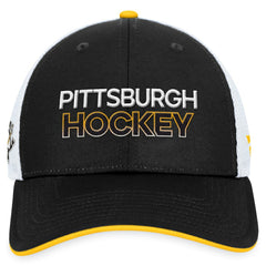 Pittsburgh Penguins Fanatics Authentic Pro Alternate Jersey Trucker Adjustable Hat - Black | Fanatics discount