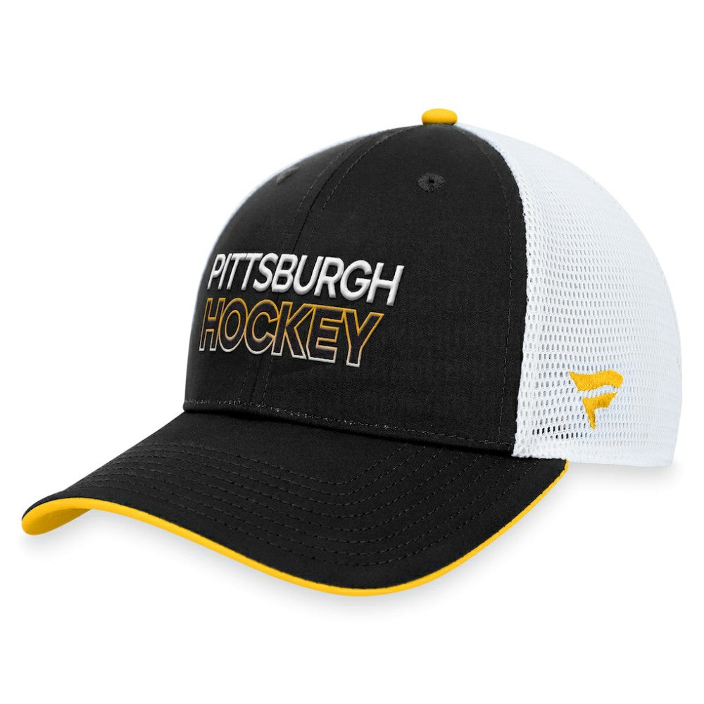 Pittsburgh Penguins Fanatics Authentic Pro Alternate Jersey Trucker Adjustable Hat - Black | Fanatics discount