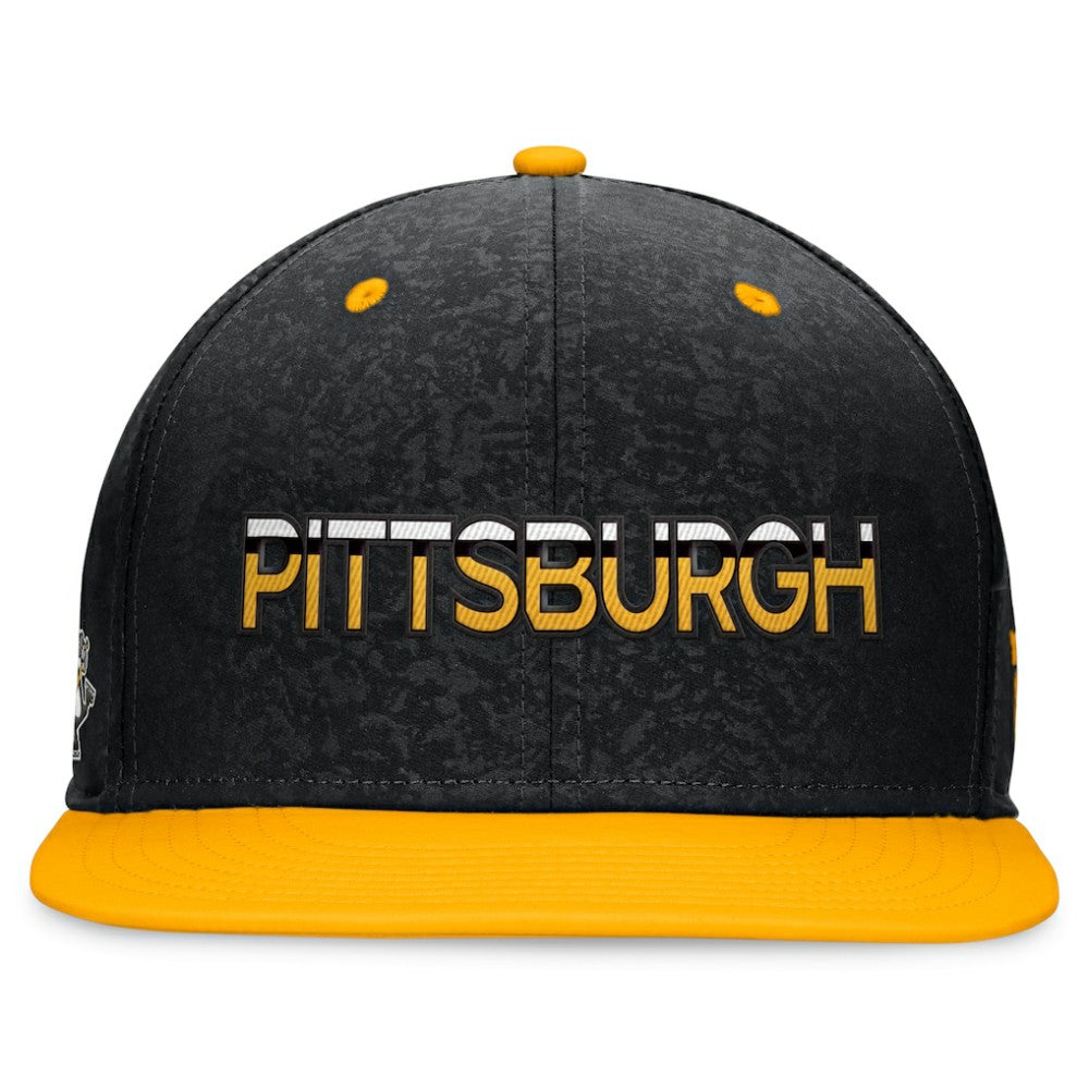 Pittsburgh Penguins Fanatics Authentic Pro Alternate Jersey Snapback Hat - Black/Gold | Fanatics sale