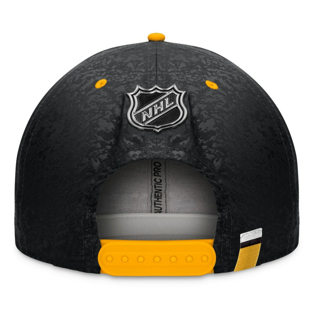 Pittsburgh Penguins Fanatics Authentic Pro Alternate Jersey Snapback Hat - Black/Gold | Fanatics sale