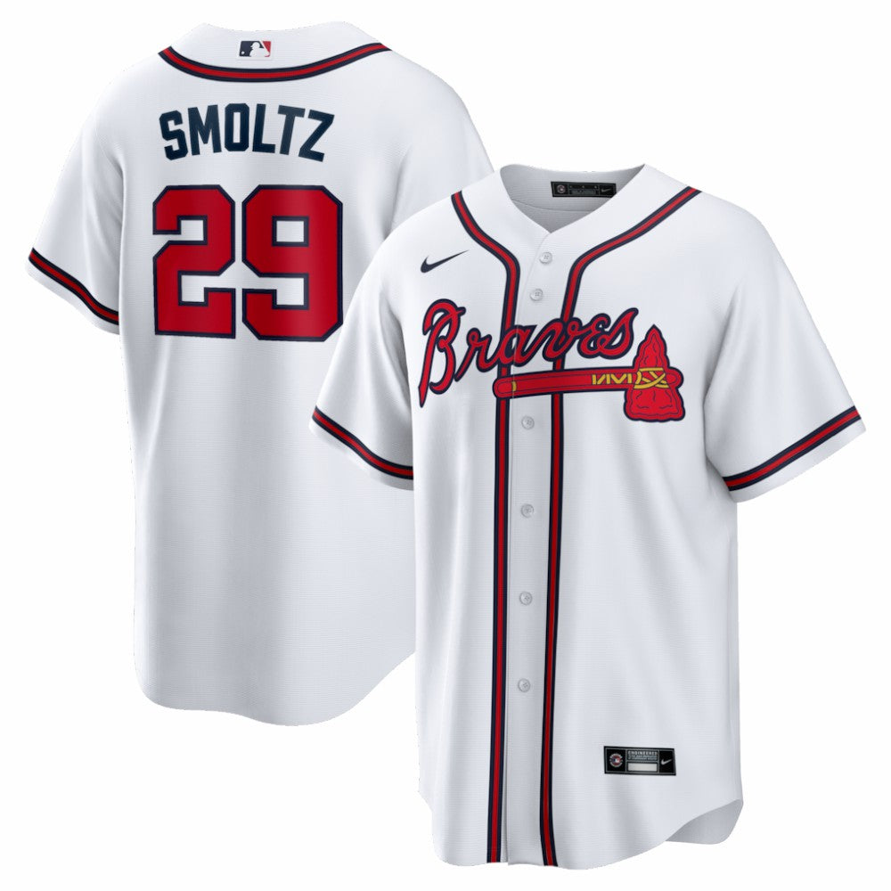 John Smoltz Atlanta Braves Nike Home Retired Player Replica Jersey Sale