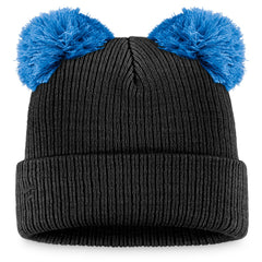 Miami Marlins Fanatics Women's Double Pom Cuffed Knit Hat Discount