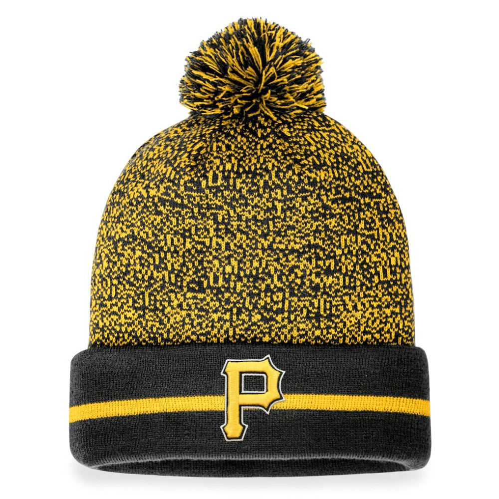 Pittsburgh Pirates Fanatics Space-Dye Cuffed Knit Hat with Pom Sale