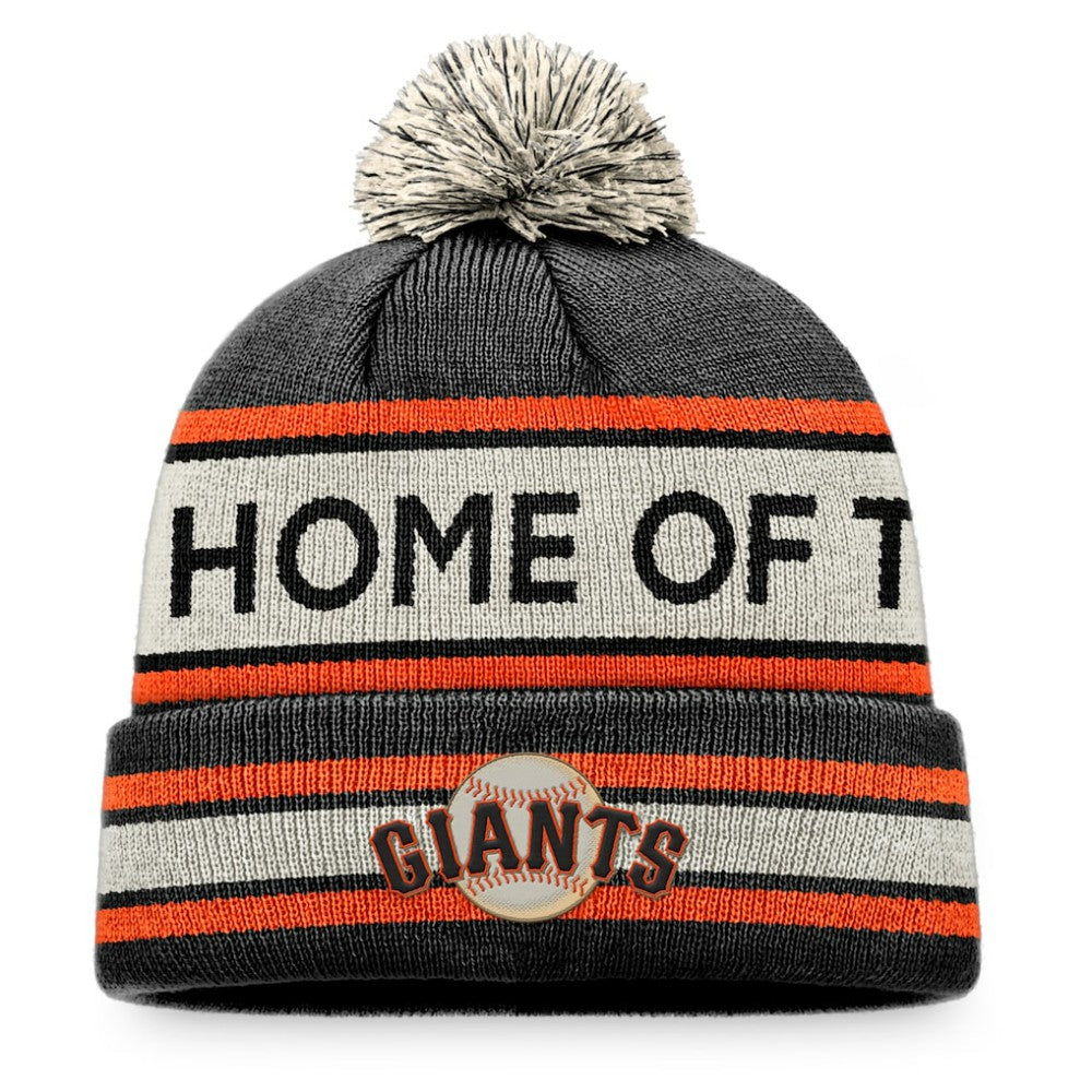San Francisco Giants Fanatics Hometown Slogan Cuffed Knit Hat with Pom Near Me