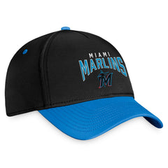 Miami Marlins Fanatics Stacked Logo Flex Hat Sale