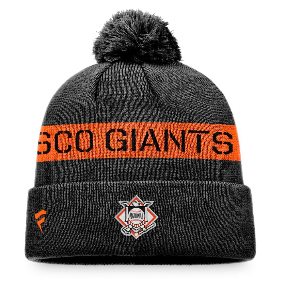 San Francisco Giants Fanatics League Logo Cuffed Knit Hat with Pom Outlet