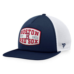 Boston Red Sox Fanatics Foam Front Patch Trucker Snapback Hat for sale