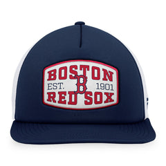 Boston Red Sox Fanatics Foam Front Patch Trucker Snapback Hat for sale