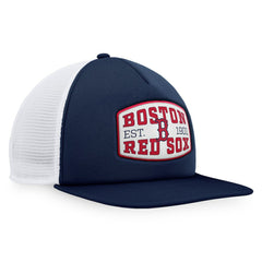 Boston Red Sox Fanatics Foam Front Patch Trucker Snapback Hat for sale