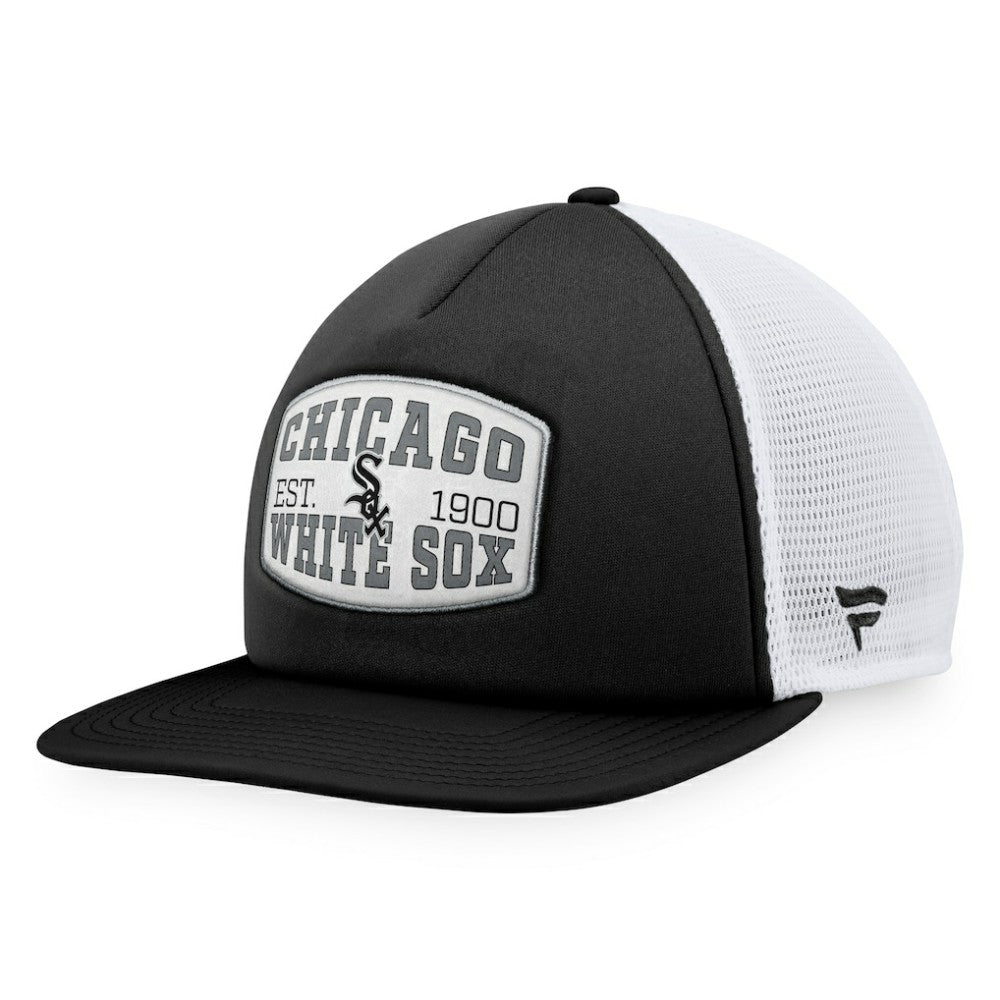 Chicago White Sox Fanatics Foam Front Patch Trucker Snapback Hat Discount