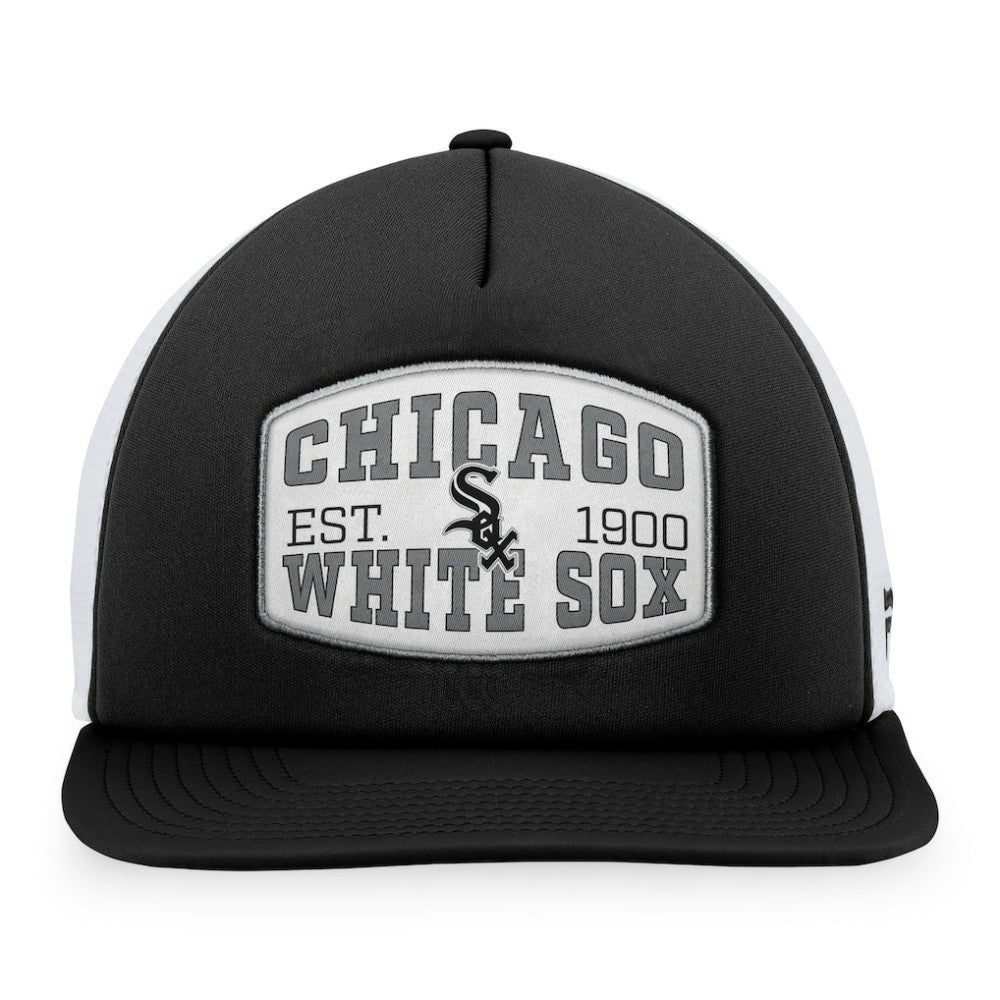 Chicago White Sox Fanatics Foam Front Patch Trucker Snapback Hat Discount