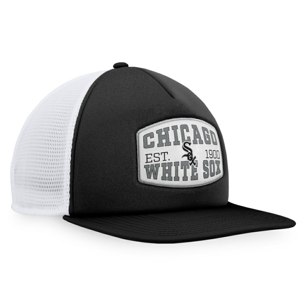 Chicago White Sox Fanatics Foam Front Patch Trucker Snapback Hat Discount