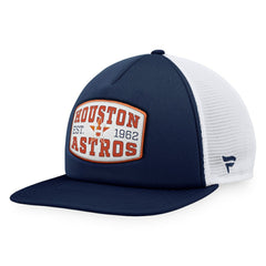 Houston Astros Fanatics Foam Front Patch Trucker Snapback Hat for sale