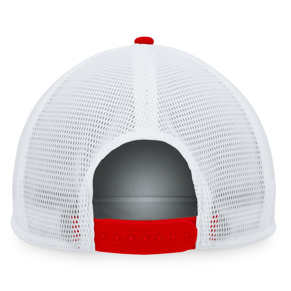 Los Angeles Angels Fanatics Foam Front Patch Trucker Snapback Hat Outlet