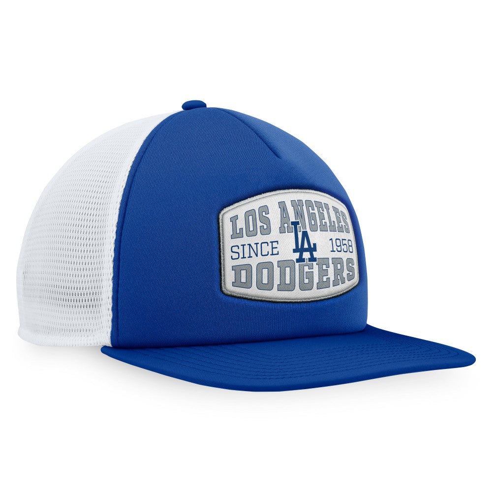 Los Angeles Dodgers Fanatics Foam Front Patch Trucker Snapback Hat Near Me