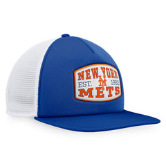 New York Mets Fanatics Foam Front Patch Trucker Snapback Hat Outlet