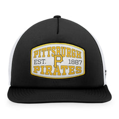 Pittsburgh Pirates Fanatics Foam Front Patch Trucker Snapback Hat Sale
