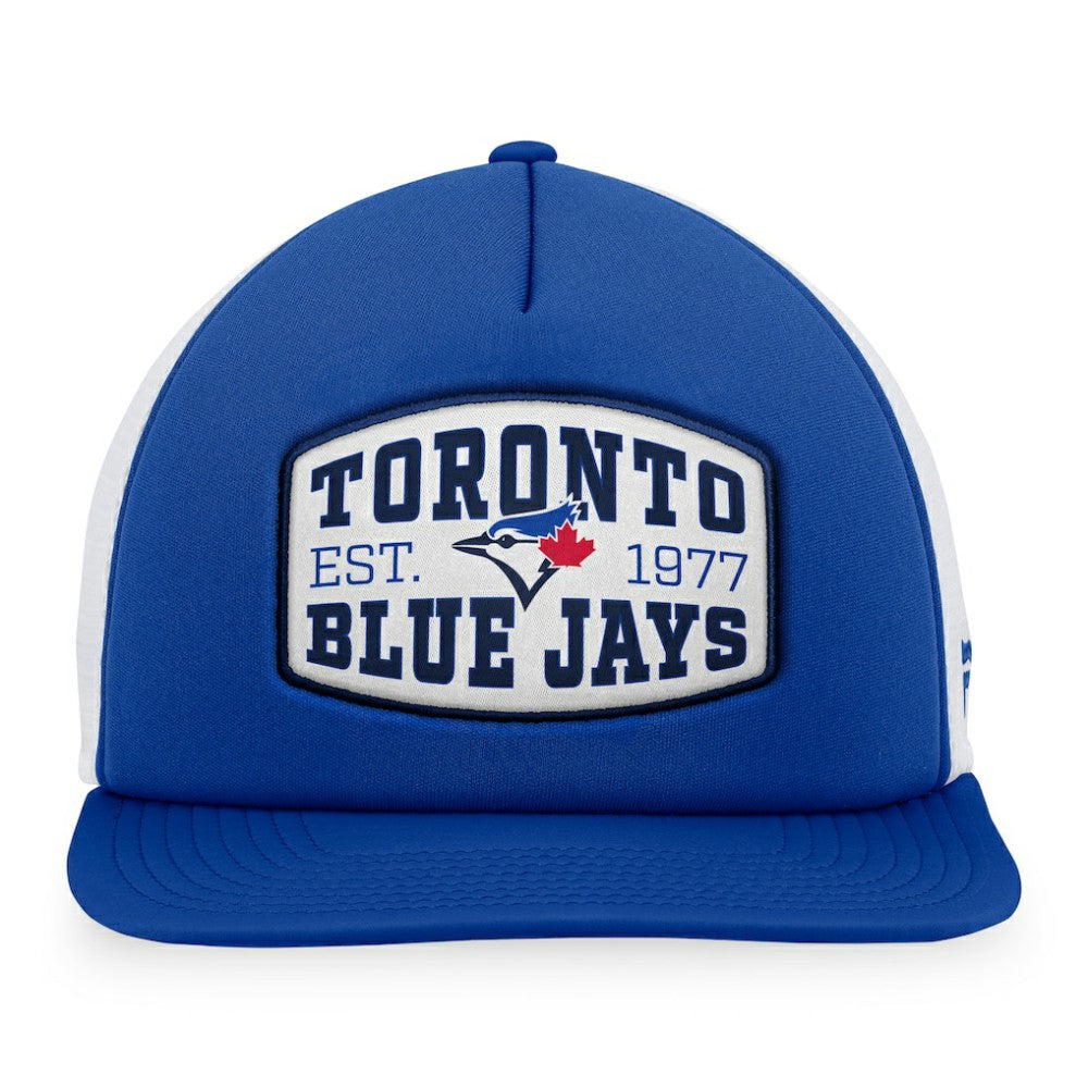 Toronto Blue Jays Fanatics Foam Front Patch Trucker Snapback Hat Near Me