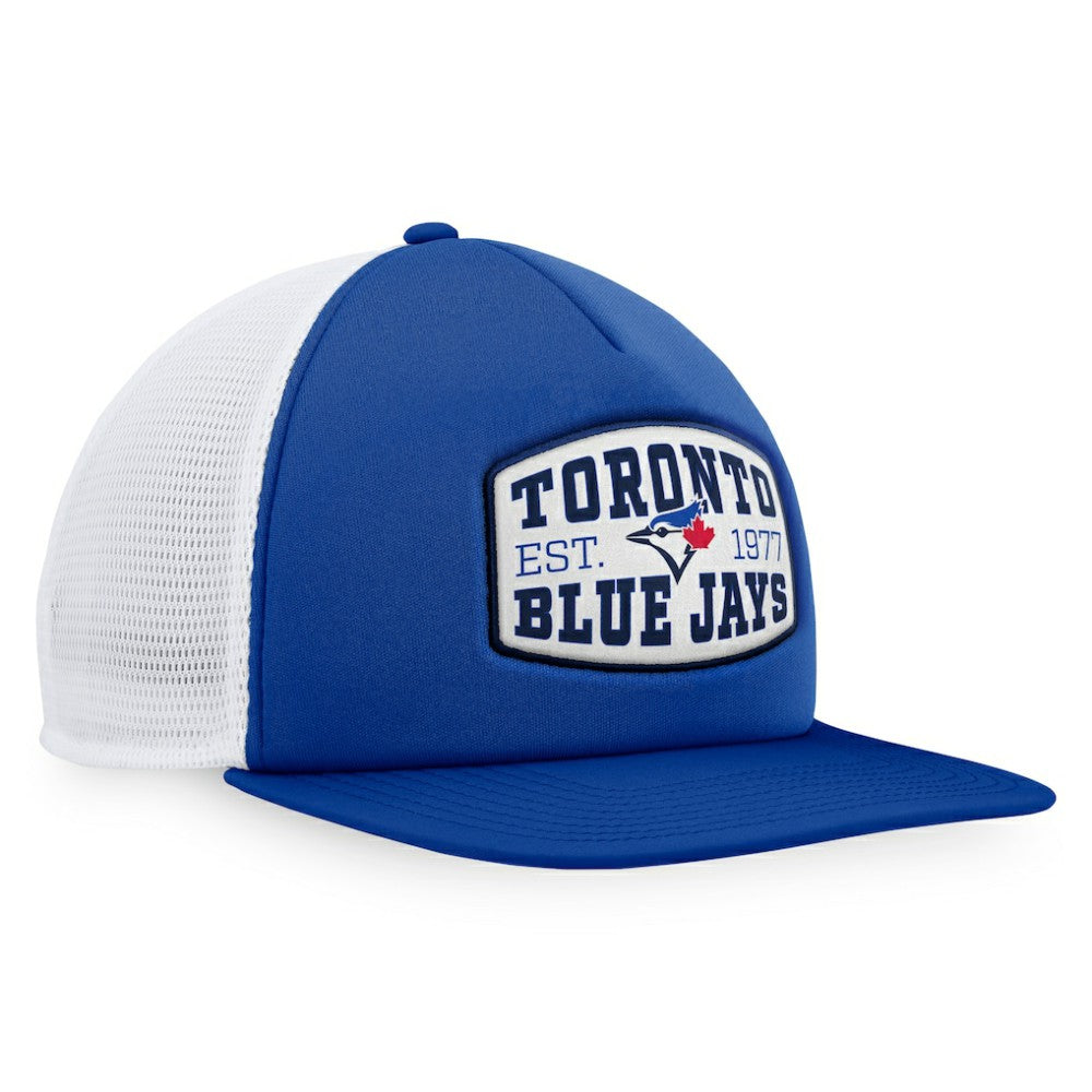 Toronto Blue Jays Fanatics Foam Front Patch Trucker Snapback Hat Near Me
