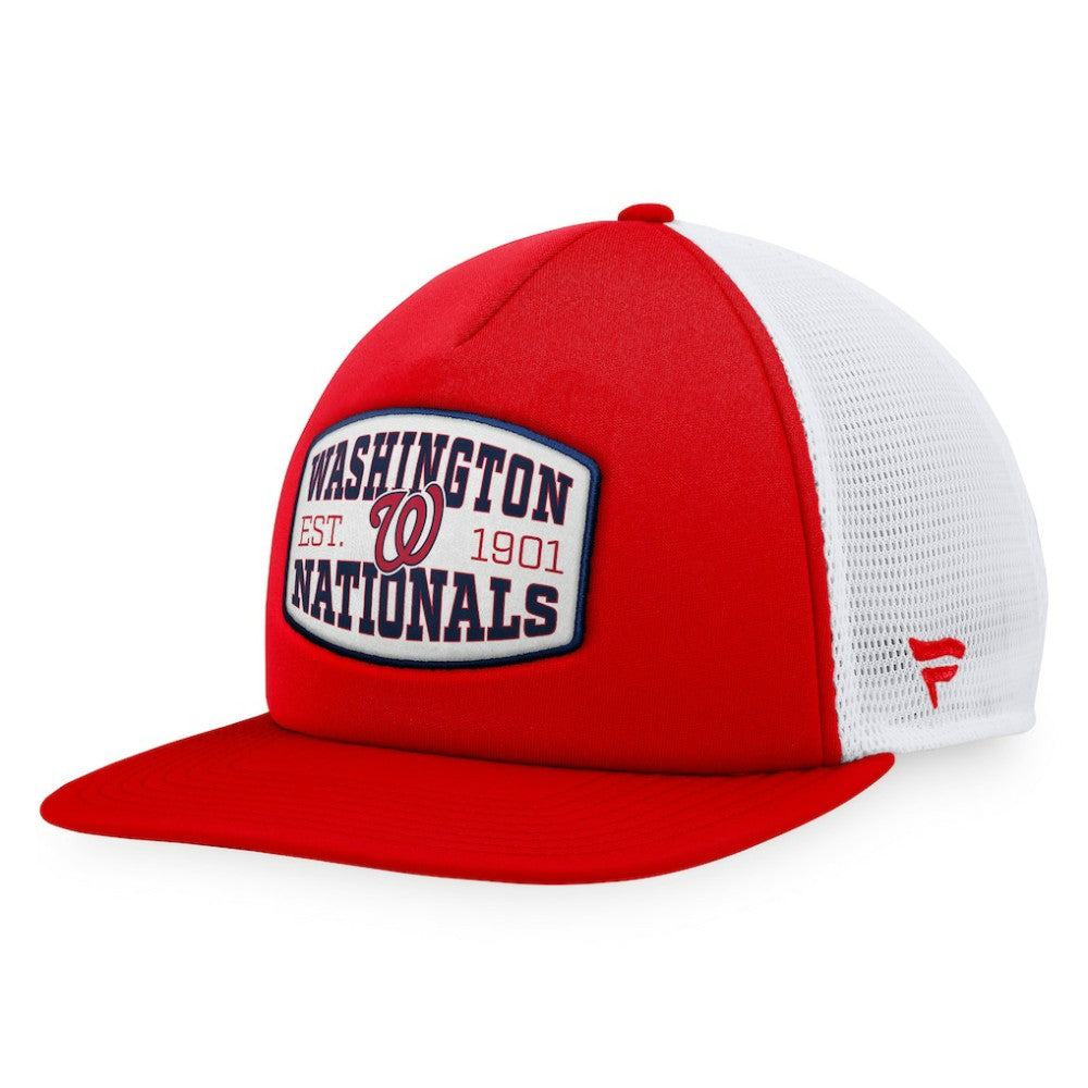 Washington Nationals Fanatics Foam Front Patch Trucker Snapback Hat Sale