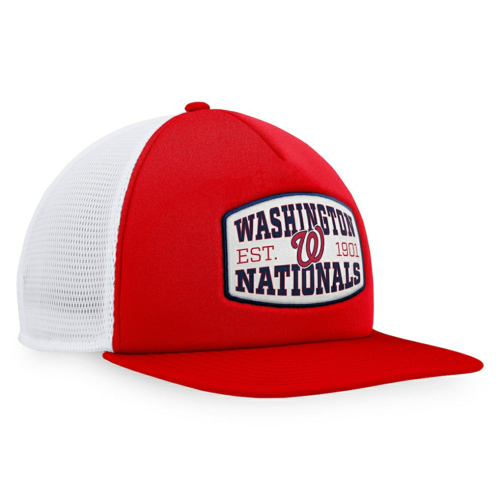 Washington Nationals Fanatics Foam Front Patch Trucker Snapback Hat Sale