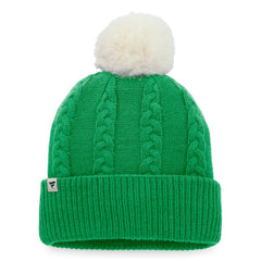 Athletics Fanatics Women's Cable Cuffed Knit Hat with Pom Near Me