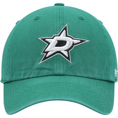 Dallas Stars '47 Clean Up Adjustable Hat - Kelly Green | 47 brand Lifestyle