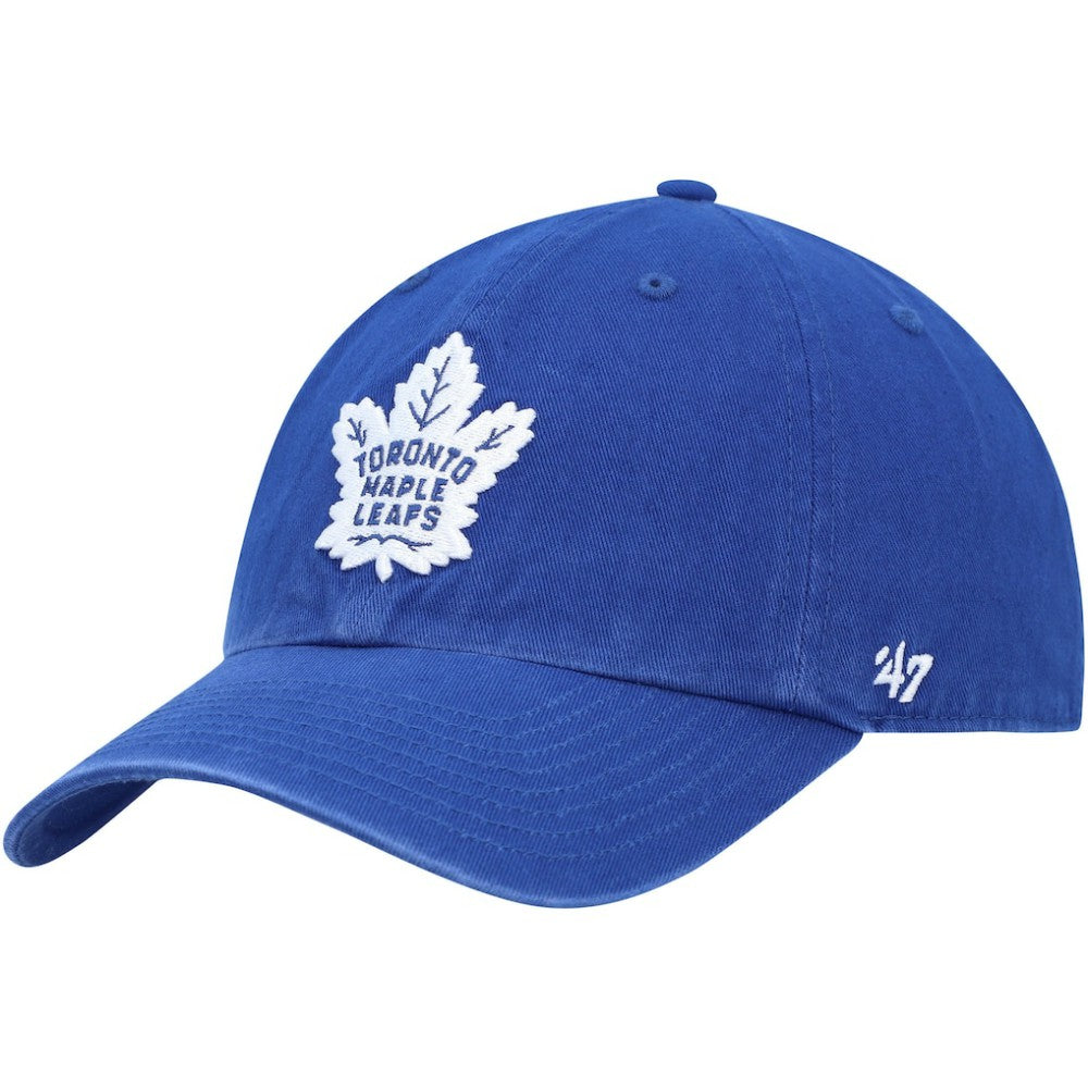 Toronto Maple Leafs '47 Clean Up Adjustable Hat - Blue | 47 brand Lifestyle