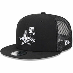 Dallas Cowboys New Era Retro Joe Main Trucker 9FIFTY Snapback Hat - Black - NFL