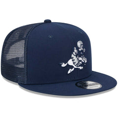 Dallas Cowboys New Era Retro Joe Main Trucker 9FIFTY Snapback Hat - Navy - NFL
