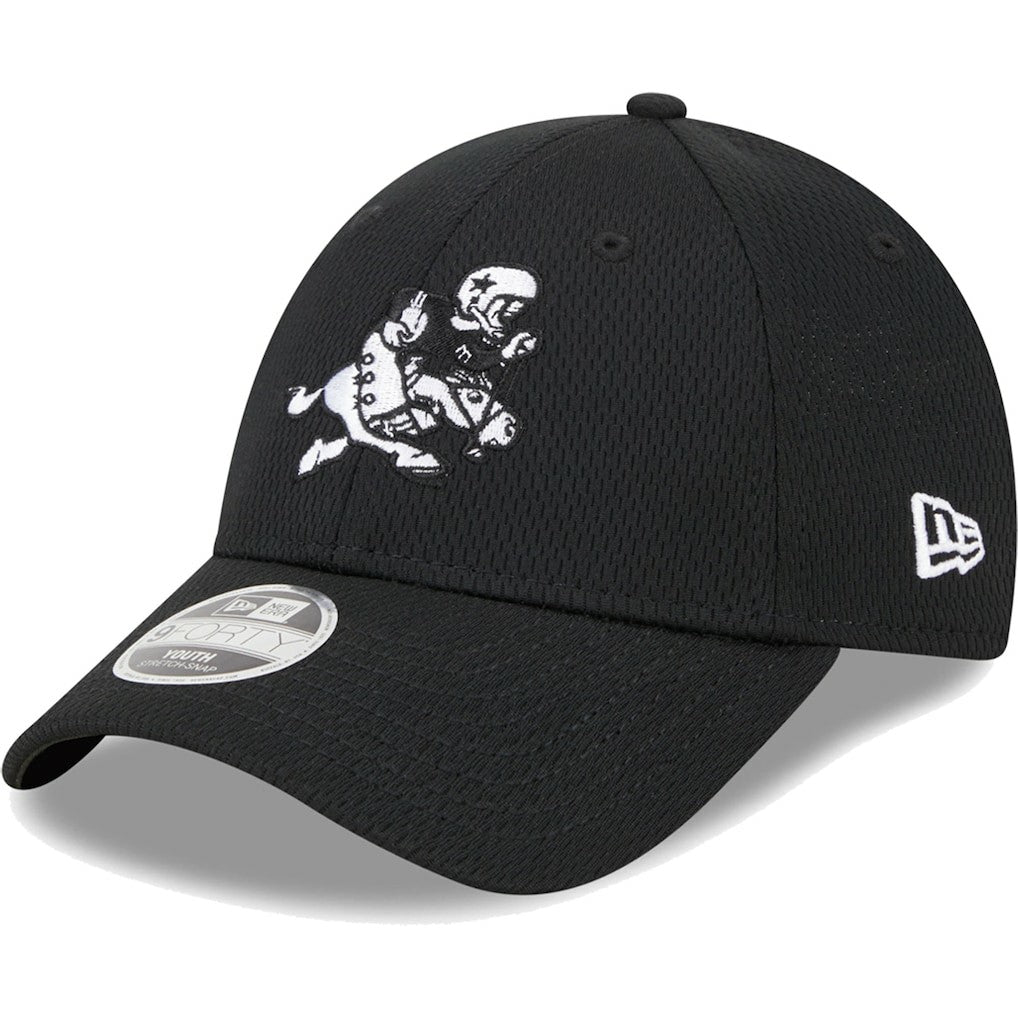 Dallas Cowboys New Era Youth Retro Joe Main B-Dub 9FORTY Adjustable Hat - Black - NFL