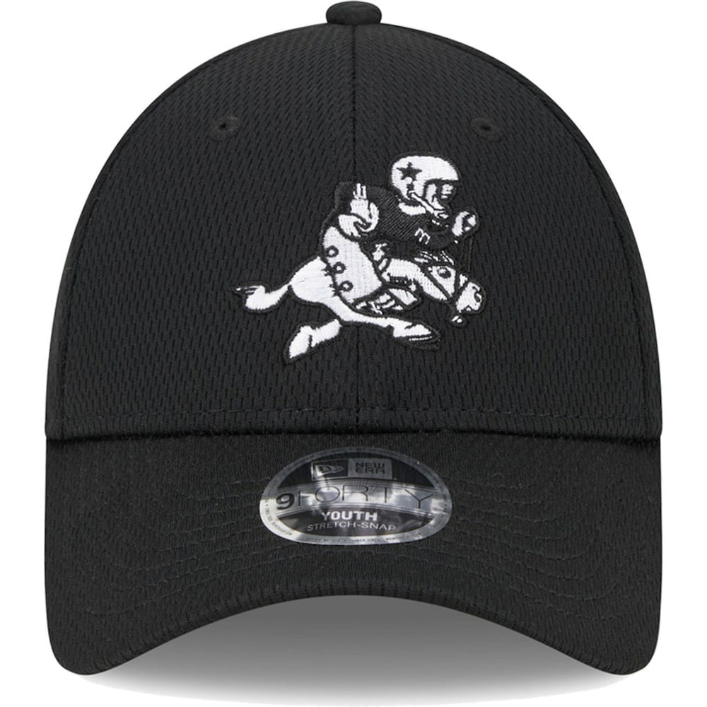 Dallas Cowboys New Era Youth Retro Joe Main B-Dub 9FORTY Adjustable Hat - Black - NFL