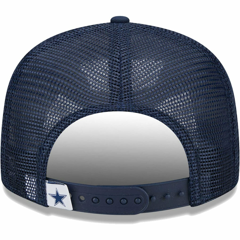 Dallas Cowboys New Era Youth Main Trucker 9FIFTY Snapback Hat - Navy - NFL