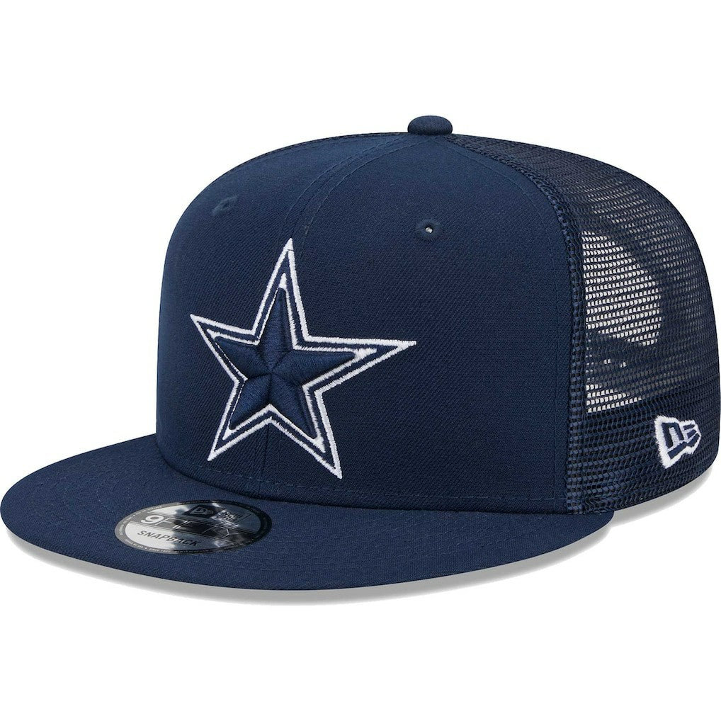 Dallas Cowboys New Era Main Trucker 9FIFTY Snapback Hat - Navy - NFL
