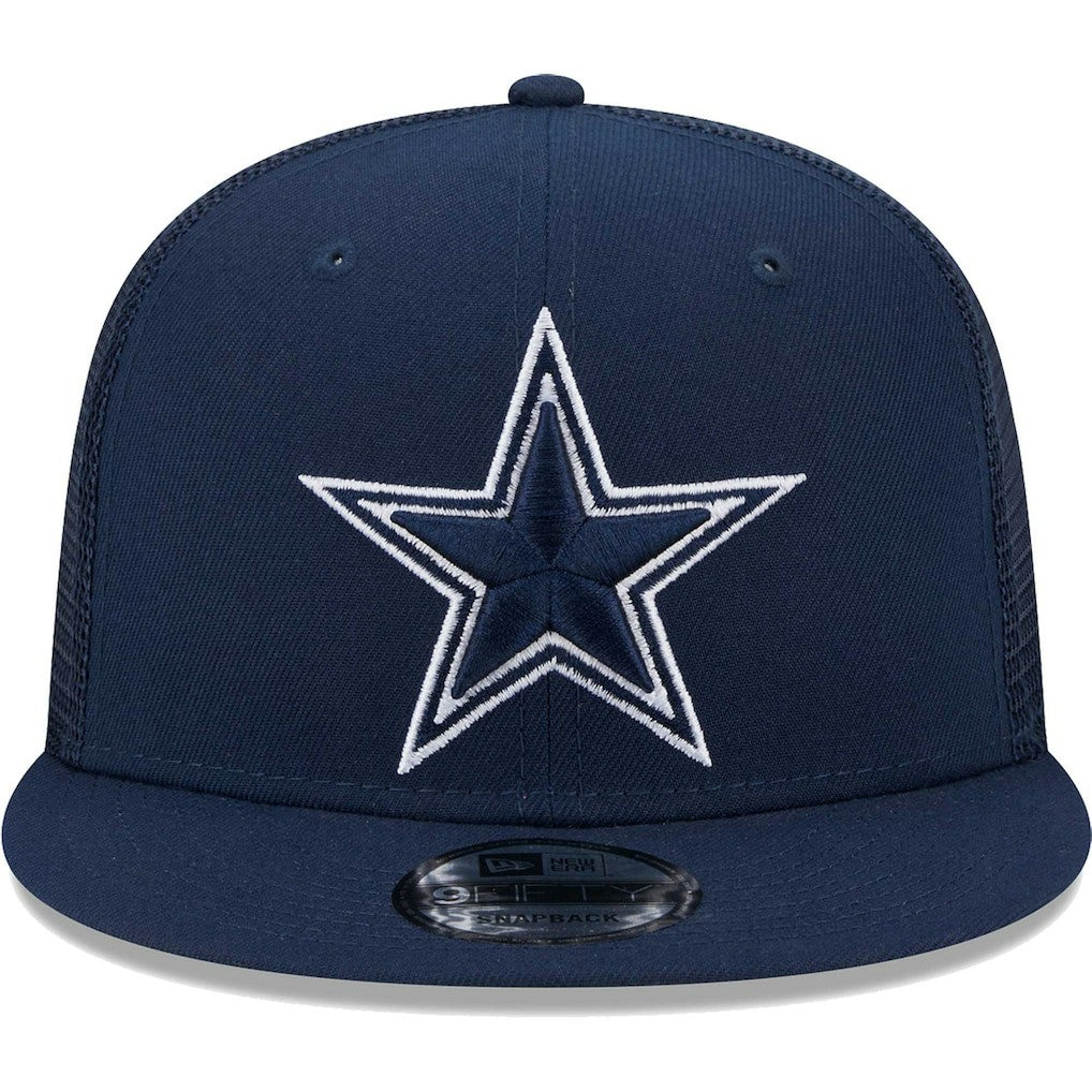 Dallas Cowboys New Era Main Trucker 9FIFTY Snapback Hat - Navy - NFL