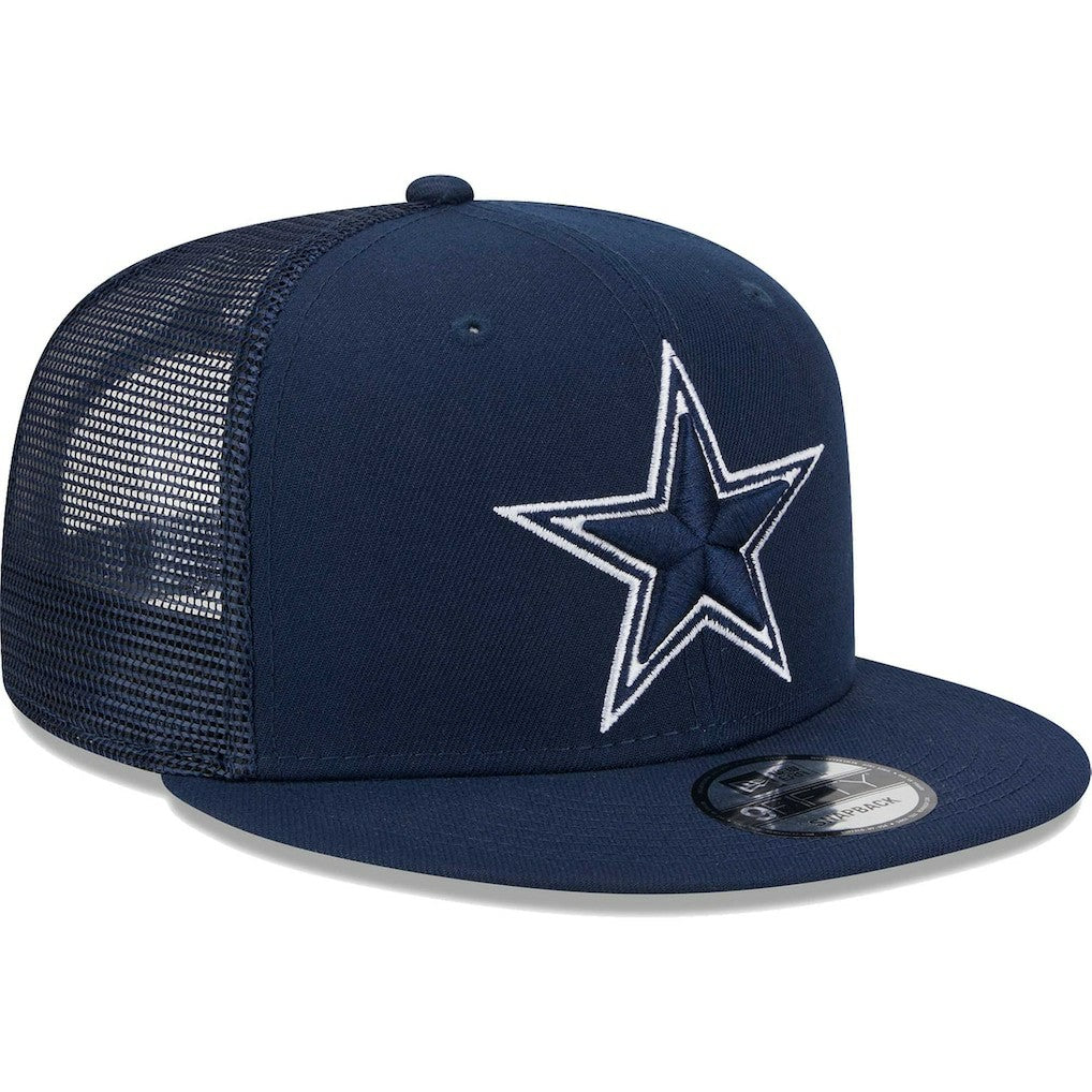 Dallas Cowboys New Era Main Trucker 9FIFTY Snapback Hat - Navy - NFL
