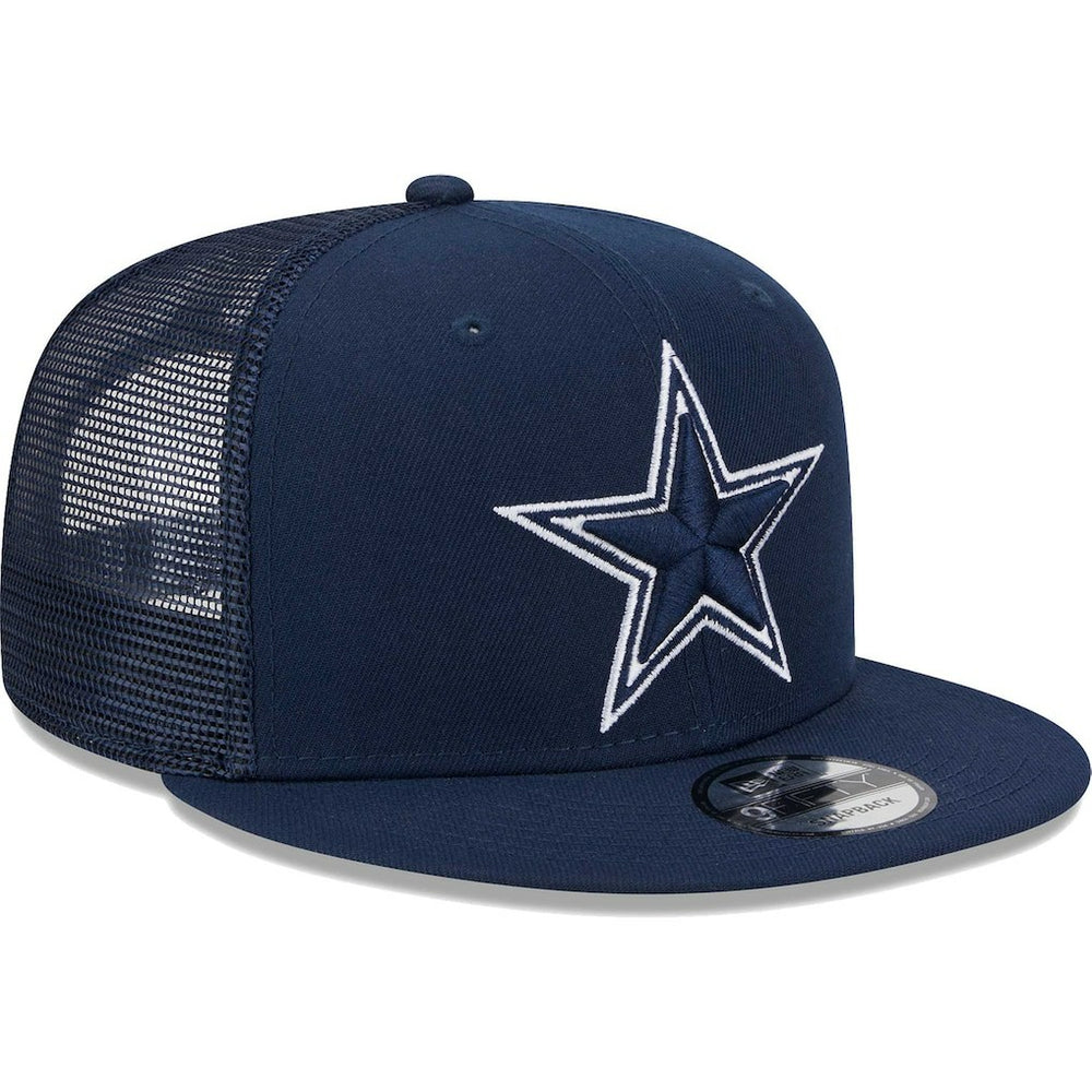 Dallas Cowboys New Era Main Trucker 9FIFTY Snapback Hat - Navy - NFL