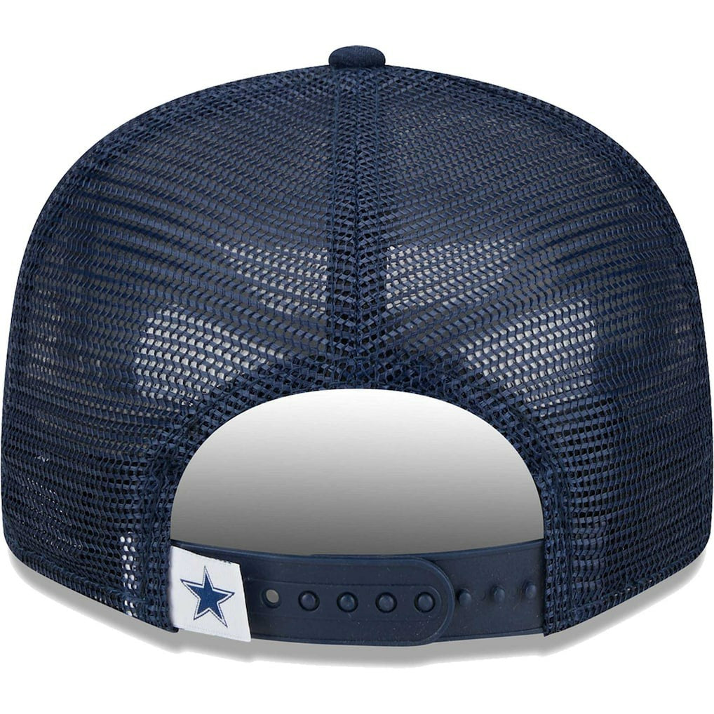 Dallas Cowboys New Era Main Trucker 9FIFTY Snapback Hat - Navy - NFL