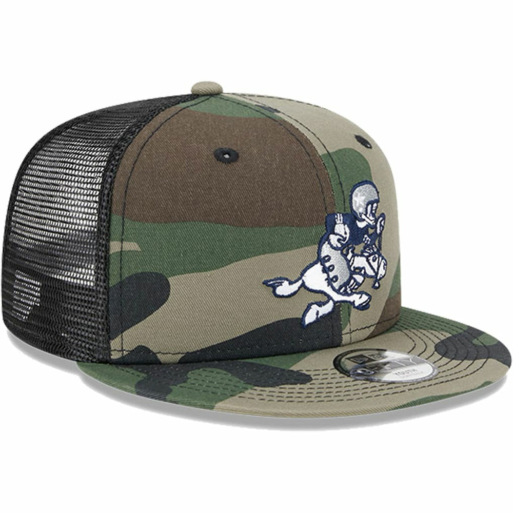 Dallas Cowboys New Era Youth Retro Joe Main Trucker 9FIFTY Snapback Hat - Camo - NFL