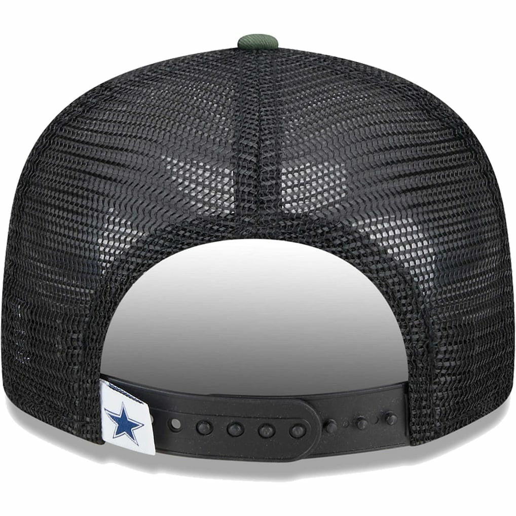 Dallas Cowboys New Era Youth Main Trucker 9FIFTY Snapback Hat - Camo - NFL