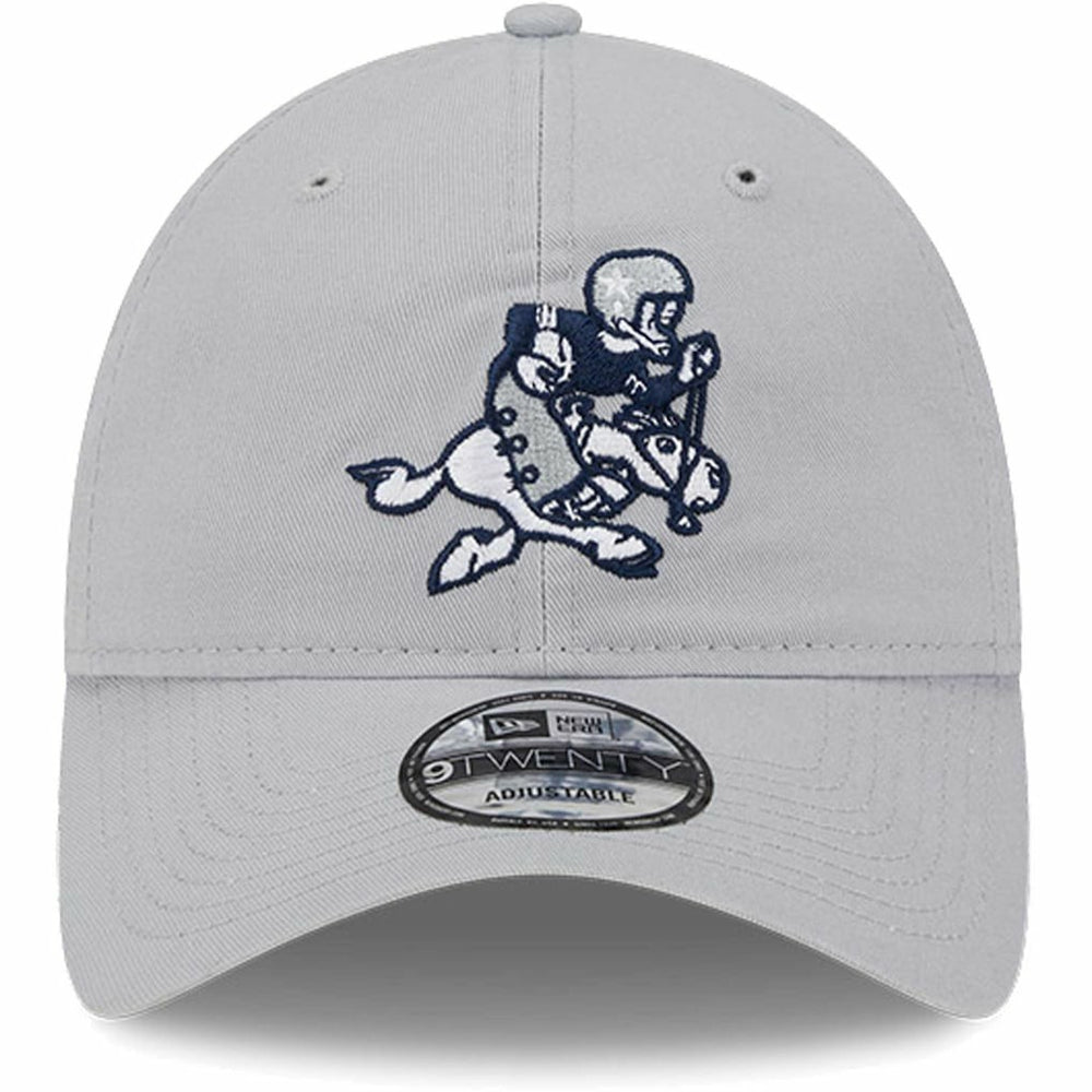 Dallas Cowboys New Era Retro Main Core Classic 2.0 9TWENTY Adjustable Hat - Gray - NFL