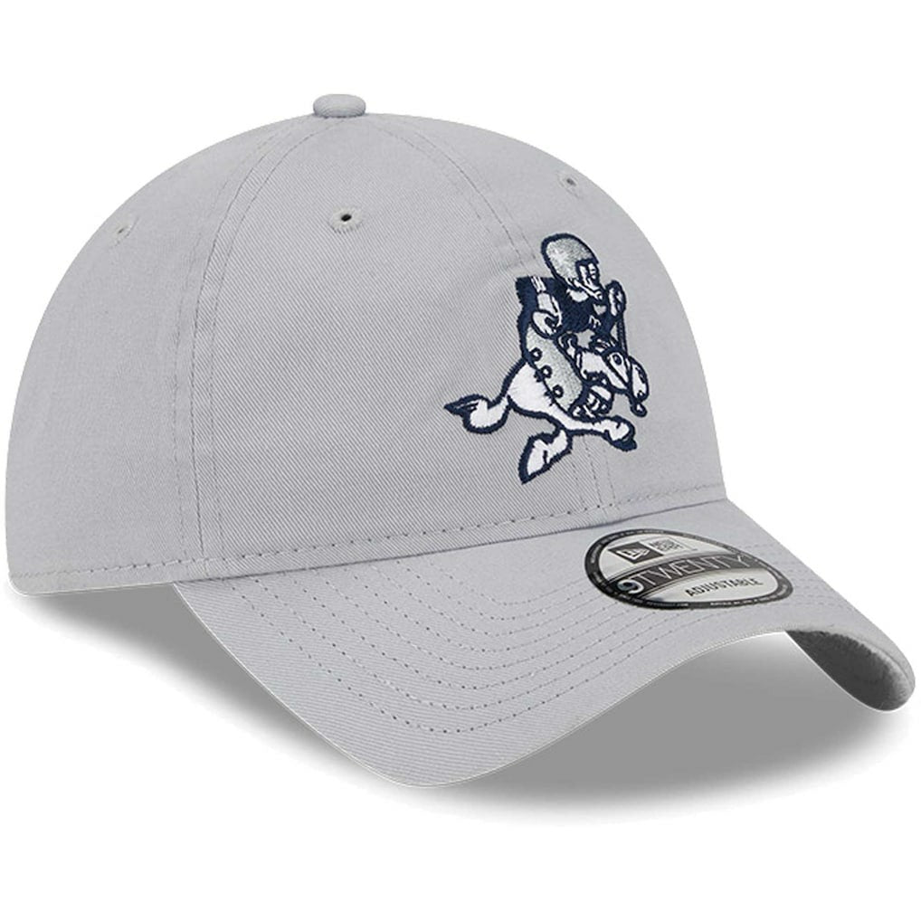 Dallas Cowboys New Era Retro Main Core Classic 2.0 9TWENTY Adjustable Hat - Gray - NFL